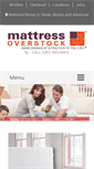 Mobile Screenshot of mattressoverstockusa.com